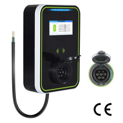 Base d'arme à feu de chargeur de voiture électrique d'EV-HB Wallbox boîte de remplissage avec d'APPLI de la voiture 16A/32A mur
