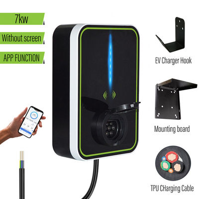 Chargeur d'Ev Wallbox de la maison 3.6KW/7KW/11KW/22KW avec l'APPLI pour la voiture électrique