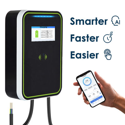 Ligne d'arme à feu de chargeur de Wallbox de voiture électrique d'EV-HW avec l'écran 7KW